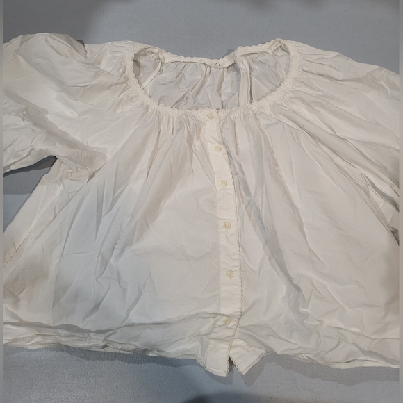 Doen Ivory Ruffled Blouse - Picture 3 of 6